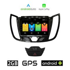 FORD C-MAX (2010 - 2019) Android οθόνη αυτοκίνητου 2GB με GPS WI-FI (ηχοσύστημα αφής 7" ιντσών OEM Android Auto Apple Carplay Youtube Playstore MP3 USB Radio Bluetooth Mirrorlink εργοστασιακή, 4x60W,