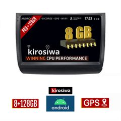 KIROSIWA 8GB + 128GB TOYOTA PRIUS (2004 - 2009) Android οθόνη αυτοκίνητου με GPS WI-FI (ηχοσύστημα αφής 9" ιντσών Youtube Playstore MP3 USB Radio Bluetooth Mirrorlink DSP Apple Carplay Android Auto 4x
