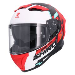 ΚΡΑΝΟΣ SHIRO ECE 22.06 ALPHA RACER ONE MAT RED 2XL