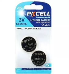 ΜΠΑΤΑΡΙΑ PKCELL ΛΙΘΙΟΥ CR2025 3V 2 TEM