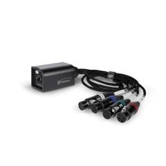 Palmer AoC Loom XLRf Audio over Cat Loom from etherCON to 4 x XLR female - PALMER AUDIO