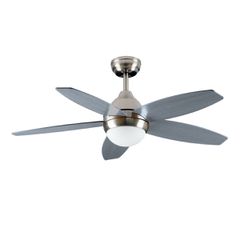 Estia 06-21191 Celeste Ανεμιστηρας Οροφης 111cm 70w με Αντιστρεψιμα Πτερυγια, Λευκο/γκρι