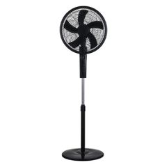 Estia 06-21160 Aither Ανεμιστηρας Σταντ Επιδαπεδιος 40cm 45w με Χρονοδιακοπτη, Μαυρος