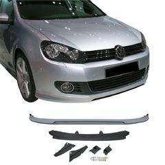 Μπροστινό Spoiler Για VW Golf VI (6) 08-12 Votex Look Από Abs Πλαστικό 1 Τεμάχιο