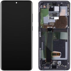 LCD Display Module for Samsung Galaxy S20 Ultra 5G G988 / S20 Ultra G988, Black GH82-26032A, GH82-26033A Service Pack