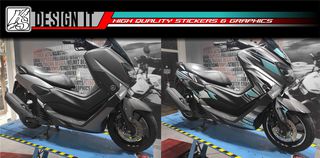 ΑΥΤΟΚΟΛΛΗΤΑ FULL BODY SET & WHEEL RIMS - YAMAHA NMAX GEN1 GREY-thumb-3