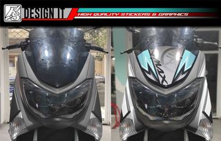 ΑΥΤΟΚΟΛΛΗΤΑ FULL BODY SET & WHEEL RIMS - YAMAHA NMAX GEN1 GREY-thumb-4