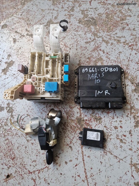 ΕΓΚΕΦΑΛΟΣ ΜΗΧΑΝΗΣ TOYOTA YARIS 09-11 / 1NR ΚΟΜΠΛΕ ΣΕΤ ΜΕ ΚΩΔ.89661-0DB01