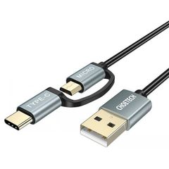 Καλώδιο Data Choetech USB to Type-C/micro USB Cable Black 1.2m