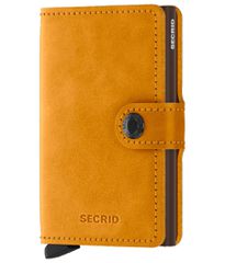 Secrid Miniwallet Vintage Ochre – Δερμάτινο RFID Πορτοφόλι