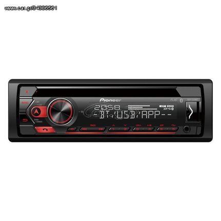 Pioneer DEH-S320BT Ηχοσύστημα Αυτοκινήτου Universal 1DIN (Bluetooth/USB/AUX) με Αποσπώμενη Πρόσοψη