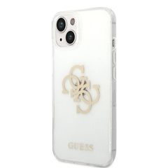 Guess Glitter 4G Big Logo Back Cover GUHCP14MPCUGL4GTR Θήκη για Apple iPhone 14 Plus Transparent