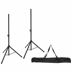 OMNITRONIC Set 2x M-3 Speaker-System Stand + Carrying bag - OMNITRONIC