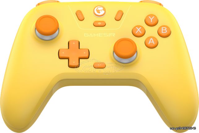 GameSir Nova Lite Multiplatform Gamepad (Bluetooth/USB-C/Ασύρματο) (PC/Switch/iOS/Android) Golden Yellow