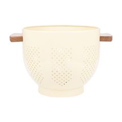 ESTIA ΣΟΥΡΩΤΗΡΙ ΖΥΜΑΡΙΚΩΝ ALLURE ΑΝΟΞΕΙΔΩΤΟ 22cm ΜΕ ΞΥΛΙΝΕΣ ΛΑΒΕΣ IVORY