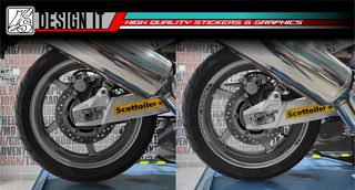ΑΥΤΟΚΟΛΛΗΤΑ ΖΑΝΤΩΝ για HONDA CB 1300 - BLACK GREY-thumb-2