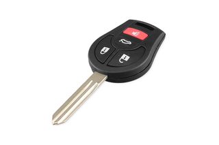 Κέλυφος Κλειδιού Για Nissan Sylphy Cube Juke Rogue Micra Qashqai Altima Maxima Sentra Versa Με Λάμα NSN14 & 3 Κουμπιά-Panic
