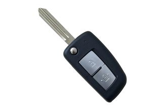 Κέλυφος Κλειδιού Flip Για Nissan-Qashqai-Sunny-NV200-Pulsar-Juke-X-Trail-Micra Με Λάμα NSN14 & 2 Κουμπιά