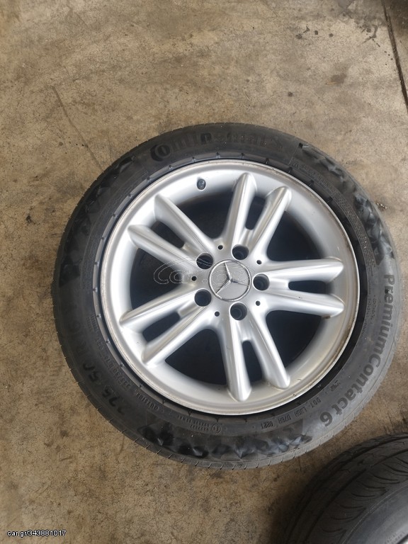 ΖΑΝΤΟΛΑΣΤΙΧΑ MERCEDES 5X112 ΓΝΗΣΙΑ ΑΣΥΜΕΤΡΑ ΜΕ ΕΛΑΣΤΙΚΑ ΑΣΥΜΕΤΡΑ (4 ΤΕΜ.) CONTINENTAL PREMIUM CONTACT 6 ***TYRES-SHOP ΠΑΡΑΔΕΙΣΗΣ***