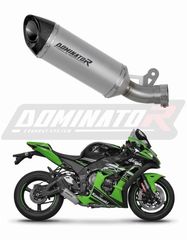 Dominator Εξάτμιση Τελικό HP8 Titanium/Carbon End Kawasaki ZX10R  2016 - 2020 Με Σιγαστήρα 