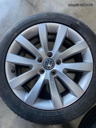 VW SCIROCCO ΓΝΗΣΙΕΣ ΖΑΝΤΕΣ ΜΕ ΛΑΣΤΙΧΑ (ΤΕΤΡΑΔΑ). 17R ΜΕ OFFSET