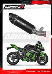 Dominator Εξάτμιση Τελικό HP8 Black/Carbon End Kawasaki ZX10R  2016 - 2020 Με Σιγαστήρα 