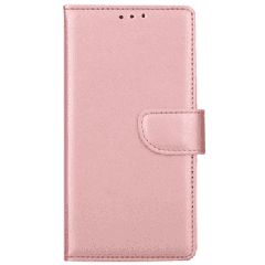 Θήκη, Samsung Galaxy S23 FE, Wallet Case Με Βάση Στήριξης, Υποδοχές Καρτών Και Μαγνητικό Κούμπωμα Flip Wallet, Ροζ χρυσό