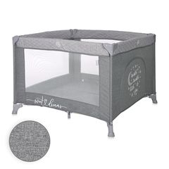 Πάρκο τετράγωνο Lorelli SUNNY PLAYGROUND Cool Grey STAR 10080602216 (ΔΩΡΟ Κουνουπιέρα)