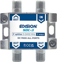Edision Διακλαδωτής SDC-3, 3x Ways 5-2400Mhz - 26-03-0102