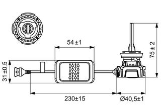 BOSCH ΛΑΜΠΑ-H8/-H11/-H16 LED Gigalight BOSCH 1 987 301 558