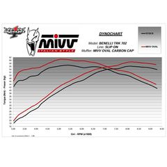 Τελικο Εξατμισης Mivv Slip On Oval Benelli Trk 702 / 702X 23-24 S.steel/Carbon