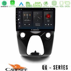 Cadence QG Series 8Core Android13 4+64GB Toyota Aygo | Citroen C1 | Peugeot 108 Navigation Multimedia 10″