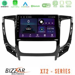 Bizzar XT2 Series 4Core Android13 2+32GB Mitsubishi L200 2016-> & Fiat Fullback (Auto A/C) Navigation Multimedia Tablet 9 | Pancarshop