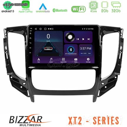 Bizzar XT2 Series 4Core Android13 2+32GB Mitsubishi L200 2016-> & Fiat Fullback (Auto A/C) Navigation Multimedia Tablet 9 | Pancarshop