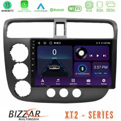 Bizzar XT2 Series 4Core Android13 2+32GB Honda Civic 2001-2005 Navigation Multimedia Tablet 9 | Pancarshop