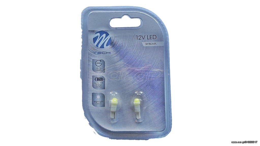 M-Tech LED T5 12V Λευκό