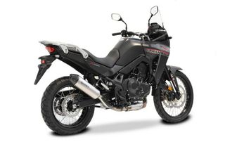 HP CORSE SP-1 CARBON SHORT TITANIO HONDA TRANSALP XL750 2023 (low position)-thumb-2