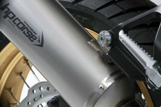 HP CORSE SP-1 CARBON SHORT TITANIO HONDA TRANSALP XL750 2023 (low position)-thumb-4