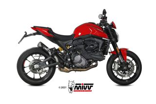 Mivv Εξάτμιση Τελικό X-M5 Black S.Steel  DUCATI MONSTER 937 / MONSTER 937 + 2021 > 2024*