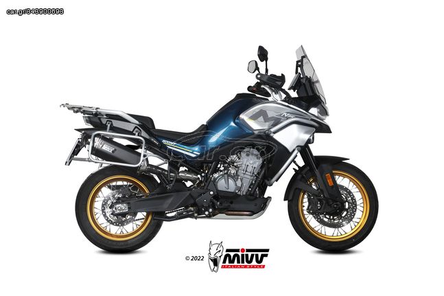 Mivv Εξάτμιση Τελικό Speed Edge Black S.Steel/Carbon End CF Moto 800 MT 2022 - 2024*