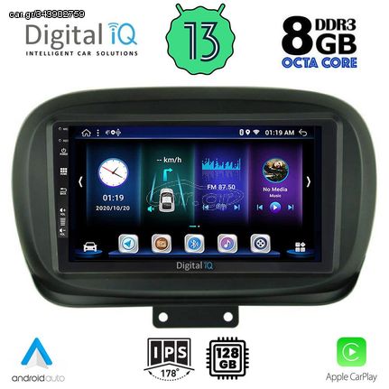 MEGASOUND - DIGITAL IQ BXD 8134_CPA (9inc) MULTIMEDIA TABLET for FIAT 500Χ mod. 2014>