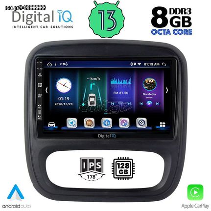 MEGASOUND - DIGITAL IQ BXD 8499_CPA (9inc) MULTIMEDIA TABLET for OPEL VIVARO – RENAULT TRAFIC – FIAT TALENDO – NISSAN NV 300 mod. 2014>