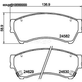 ΔΙΣΚΟΦΡΕΝΑ MAZDA 6 08>GH EMΠΡΟΣ