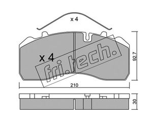 ΤΑΚ. IVECO-MAN-MER/DES FRITECH \"E\" fri.tech. 600.0