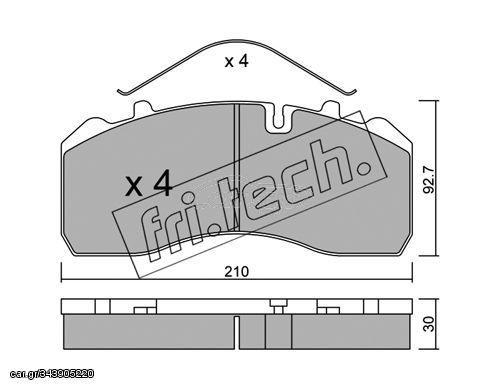 ΤΑΚ. IVECO-MAN-MER/DES FRITECH \"E\" fri.tech. 600.0