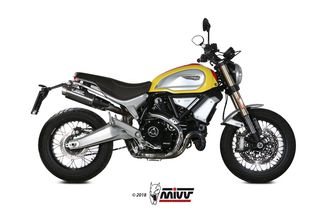 Mivv Εξατμίσεις Διπλά Τελικά Gp Pro Carbon Ducati Scrambler 1100 2018 - 2020*