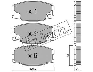 ΤΑΚ. MITSUBISHI CANTER  FRITECH \"E\" fri.tech. 638.0