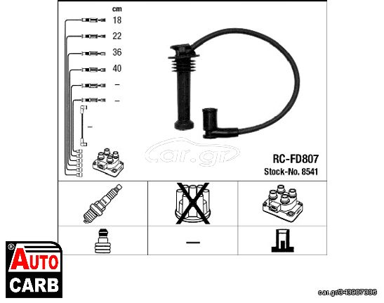 Σετ Σιαγονων Φρενων NGK 8541 για FORD FOCUS 1998-2013, FORD FUSION 2002-2012, FORD GRAND 2010-2019