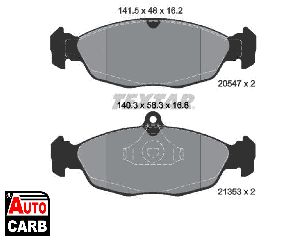 Πολλαπλασιαστής TEXTAR 20547 για DAEWOO LEMANS 1990-1997, DAEWOO NEXIA 1995-2008, DAEWOO RACER 1986-1997