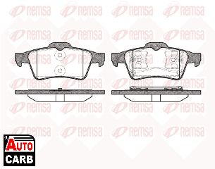 Σετ Σιαγονων Φρενων Χειροφρενο REMSA 842 00 για RENAULT LATITUDE 2010-, RENAULT MEGANE 2001-2012, RENAULT VEL 2002-